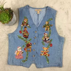 Telluride Clothing Vintage Embroidered Vest